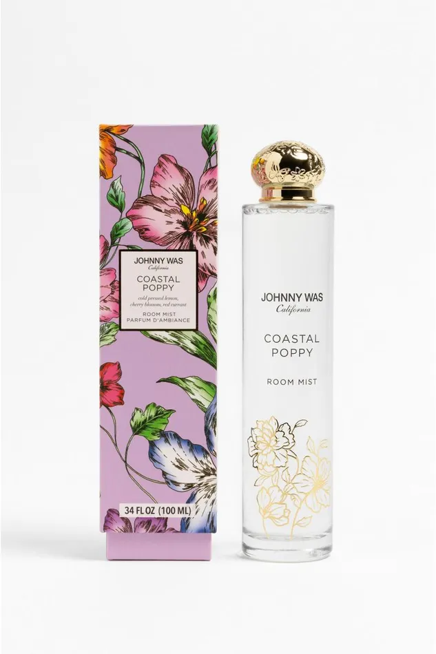Women Home Fragrance Johnny Was Coastal Poppy RoomLinen Spray Coastal Poppy