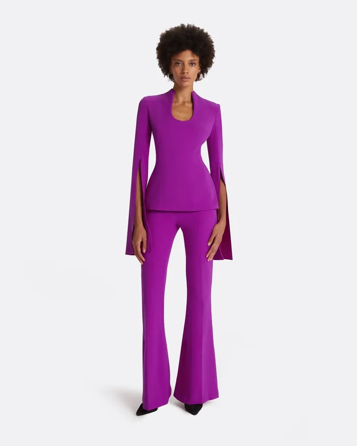 Women Icons Safiyaa Thais Magenta Top Magenta