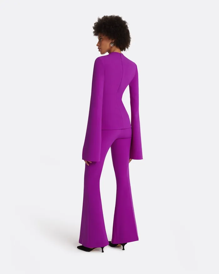 Women Icons Safiyaa Thais Magenta Top Magenta