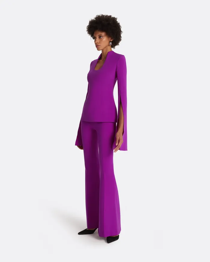Women Icons Safiyaa Thais Magenta Top Magenta