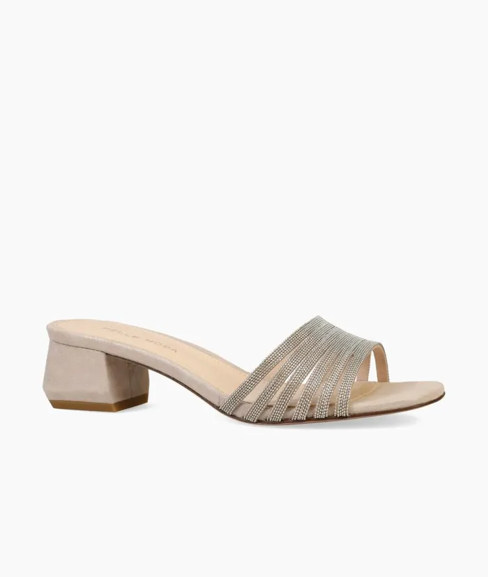 Women Imery Slide 8211 Taupe Pelle Moda Low Heels Women Imery Slide 8211 Taupe Pelle Moda Low Heels