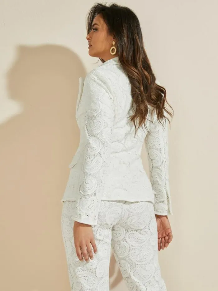 Women Jackets Marciano Janelle Blazer Pale Pearl