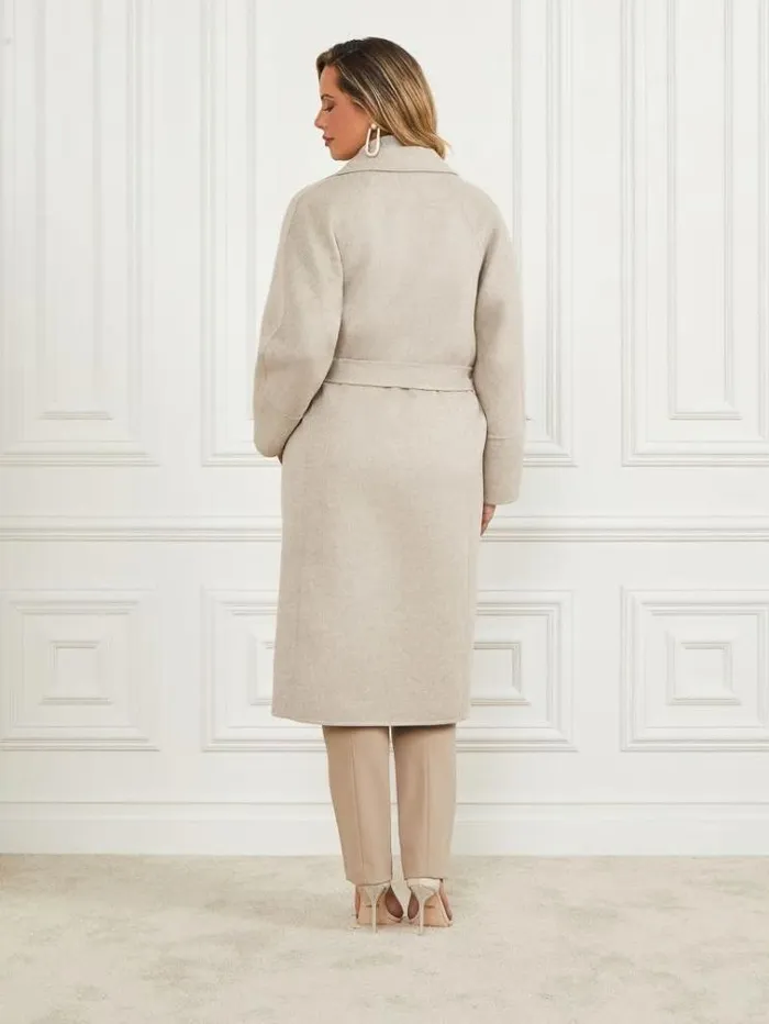 Women Jackets Marciano Maxime WoolBlend Coat Light Grey Multi Women Jackets Marciano Maxime WoolBlend Coat Light Grey Multi