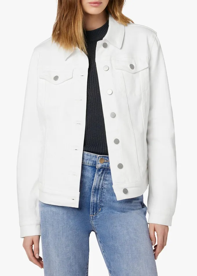 Women Jackets Outerwear Joe039s Jeans THE RELAXED JACKET White
