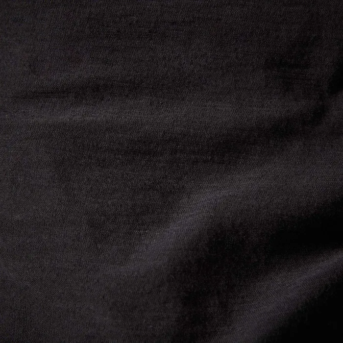 WOMEN James Perse CLASSICS Sheer Slub Casual V Neck Black
