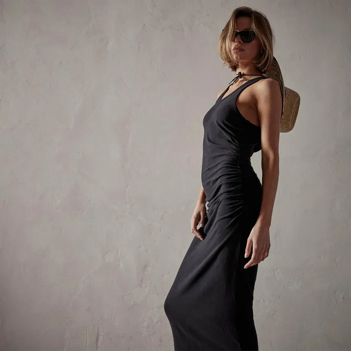 WOMEN James Perse DRESSESJUMPSUITS Horizon Dress Black