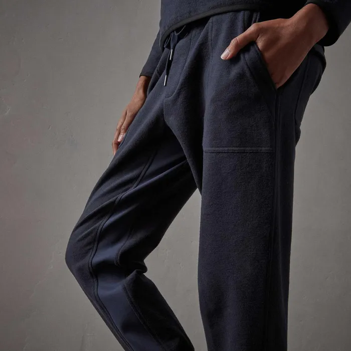 WOMEN James Perse SWEAT TOPSBOTTOMS Brushed Terry Pocket Pant Navy