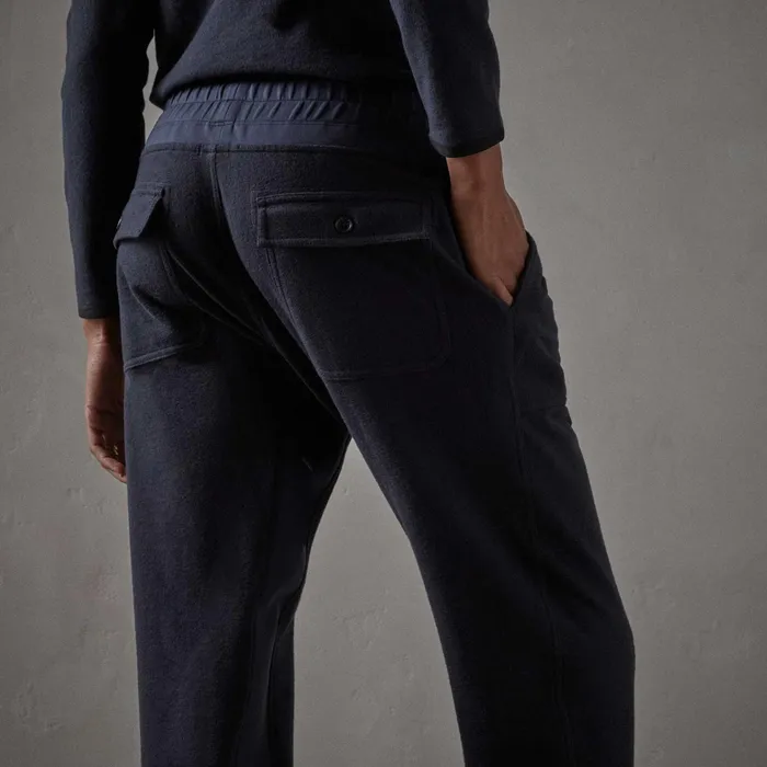 WOMEN James Perse SWEAT TOPSBOTTOMS Brushed Terry Pocket Pant Navy