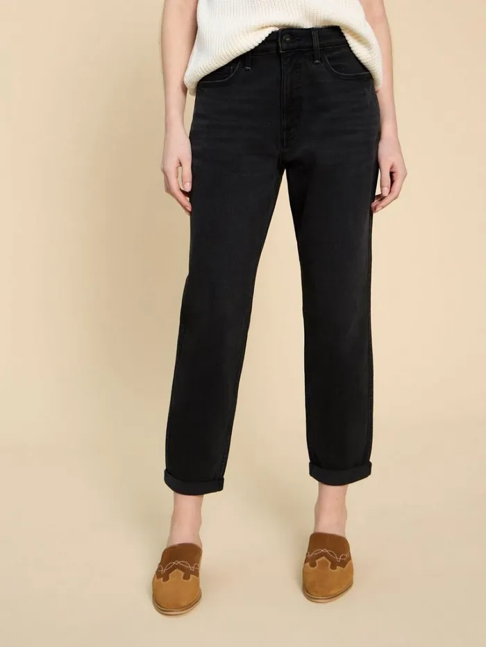 Women JEANS White Stuff Freya Weekend Jean Washed Black Women JEANS White Stuff Freya Weekend Jean Washed Black