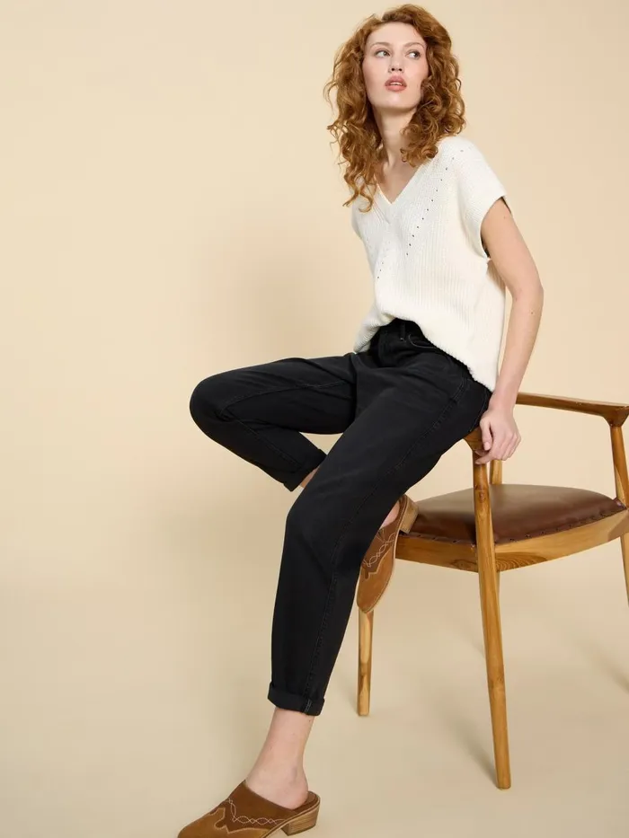 Women JEANS White Stuff Freya Weekend Jean Washed Black Women JEANS White Stuff Freya Weekend Jean Washed Black