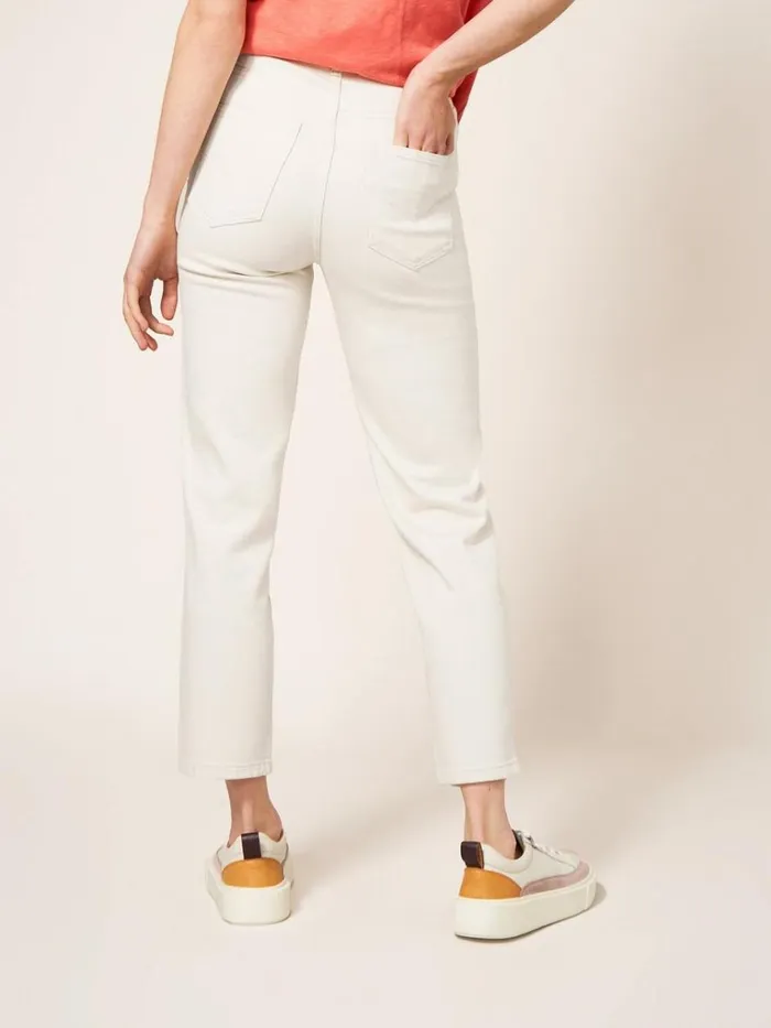 Women JEANS White Stuff Miley Relaxed Straight Jean Light Natural