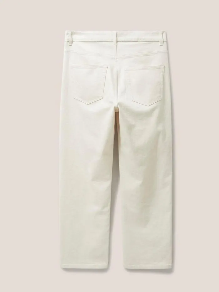 Women JEANS White Stuff Miley Relaxed Straight Jean Light Natural
