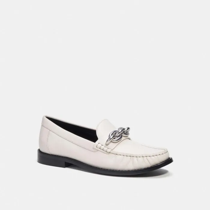 Women Jess Loafer Chalk Coach Flats and Loafers