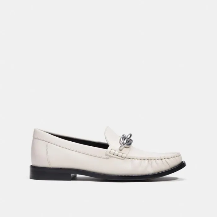Women Jess Loafer Chalk Coach Flats and Loafers