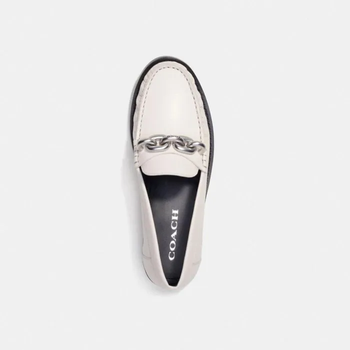 Women Jess Loafer Chalk Coach Flats and Loafers
