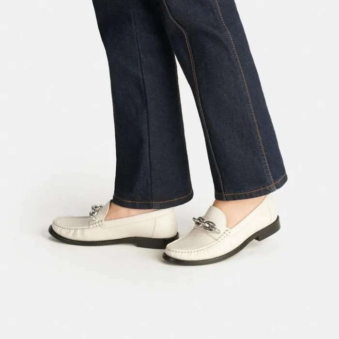 Women Jess Loafer Chalk Coach Flats and Loafers