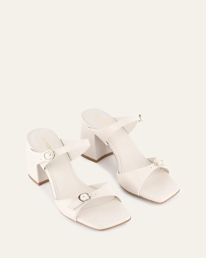 Women jomercer Spencer mid heel sandals off white leather MID HEELS Women jomercer Spencer mid heel sandals off white leather MID HEELS