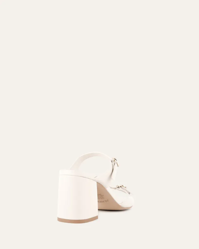 Women jomercer Spencer mid heel sandals off white leather MID HEELS Women jomercer Spencer mid heel sandals off white leather MID HEELS