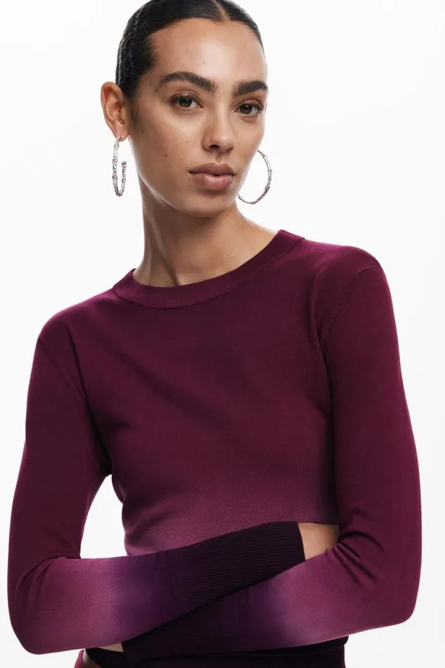 Women Jumpers Desigual Light Gradient Sweater