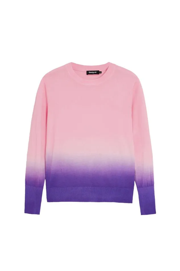 Women Jumpers Desigual Light Gradient Sweater