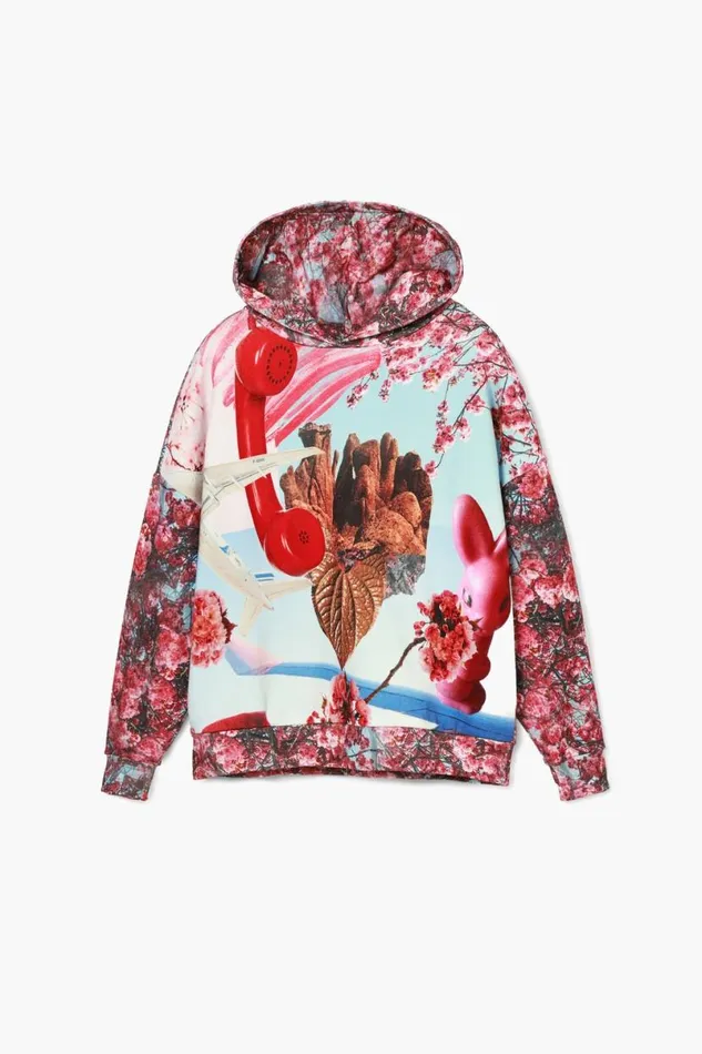 Women Jumpers Desigual Printed Sweatshirt M Christian Lacroix