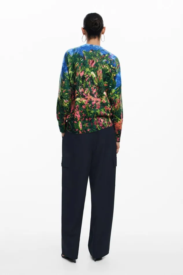 Women Jumpers Desigual Thick Orchid Sweater