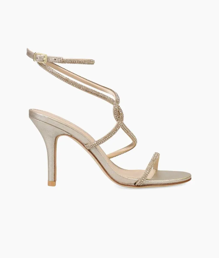 Women Kaleah High Heel 8211 Gold Pelle Moda High Heels