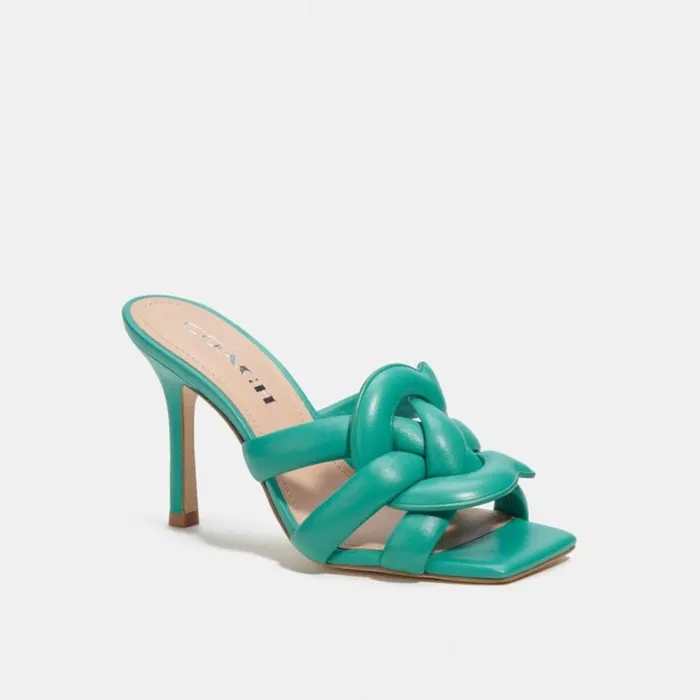 Women Kellie Sandal Bright Green Coach Sandals