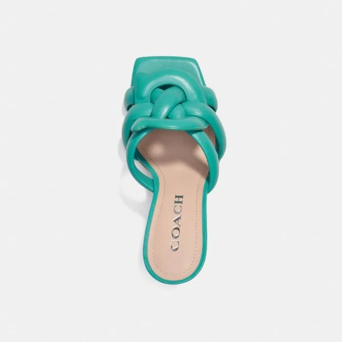 Women Kellie Sandal Bright Green Coach Sandals