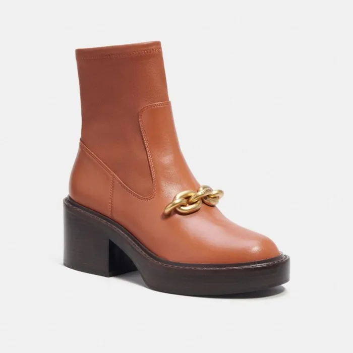 Women Kenna Bootie Burnished Amber Coach Boots and Booties