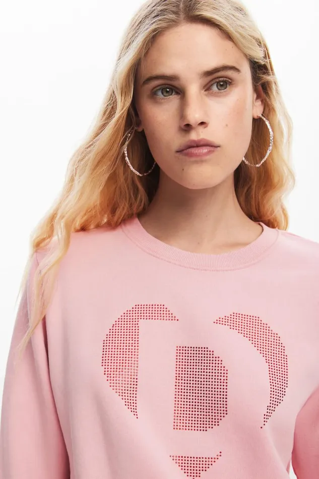 WomenKids Jumpers Desigual Desigual Heart Sweatshirt