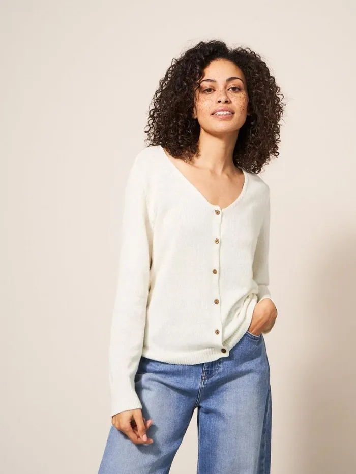 Women KNITWEAR White Stuff HANNAH JUMPER Natural White Women KNITWEAR White Stuff HANNAH JUMPER Natural White