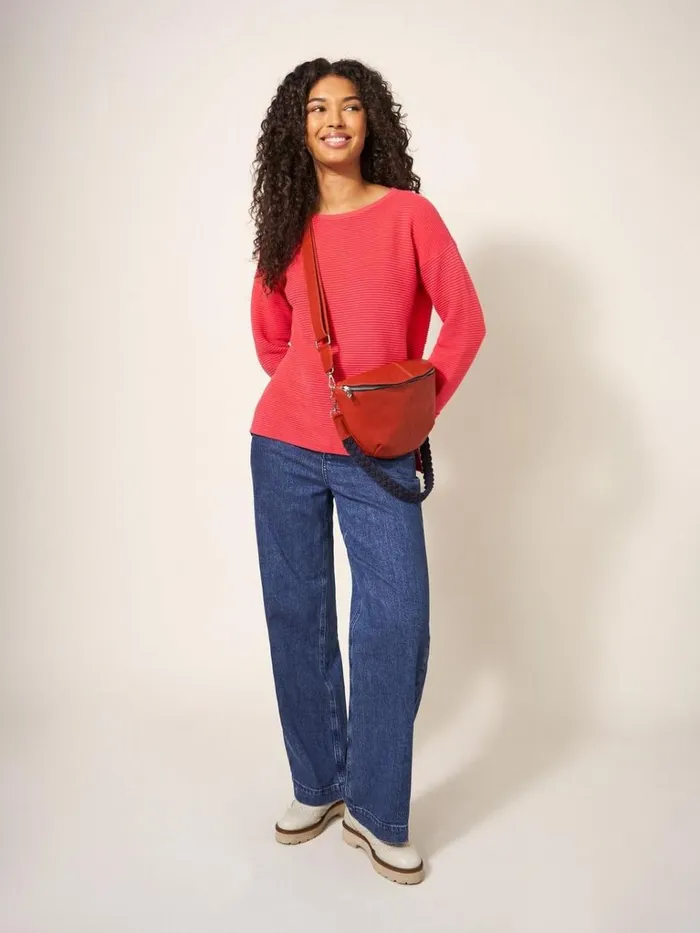 Women KNITWEAR White Stuff JANA JUMPER Bright Pink