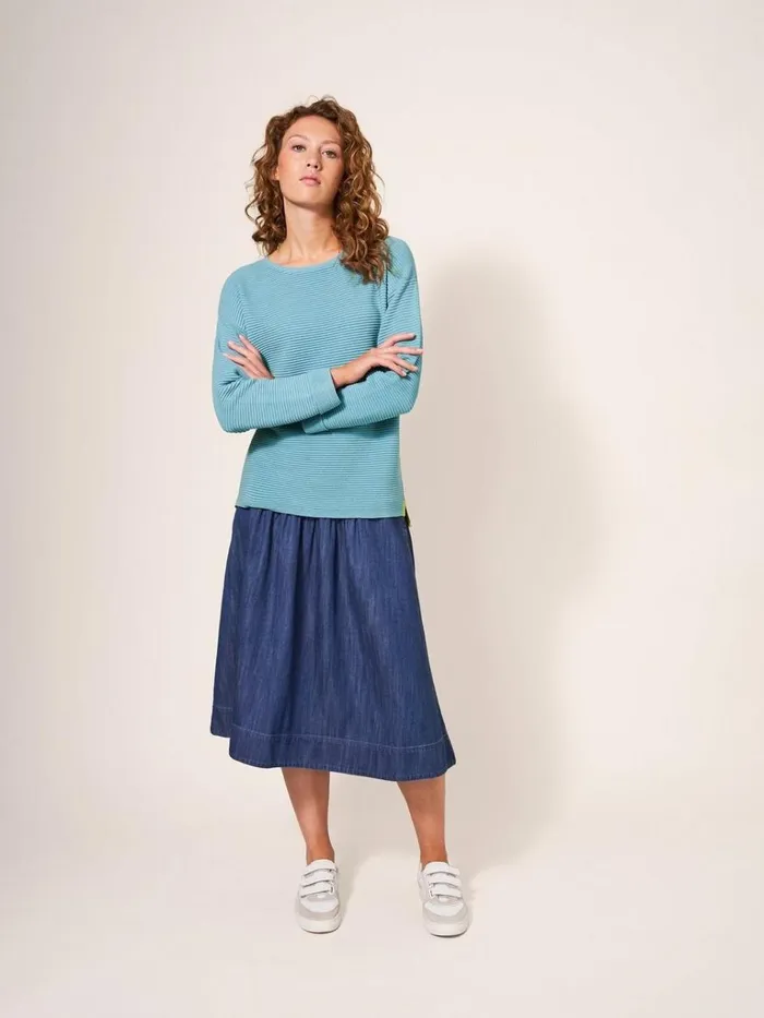 Women KNITWEAR White Stuff JANA JUMPER Mid Teal