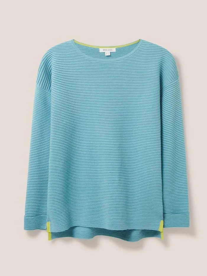 Women KNITWEAR White Stuff JANA JUMPER Mid Teal Women KNITWEAR White Stuff JANA JUMPER Mid Teal