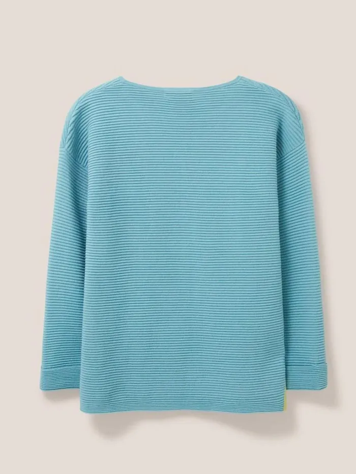 Women KNITWEAR White Stuff JANA JUMPER Mid Teal Women KNITWEAR White Stuff JANA JUMPER Mid Teal
