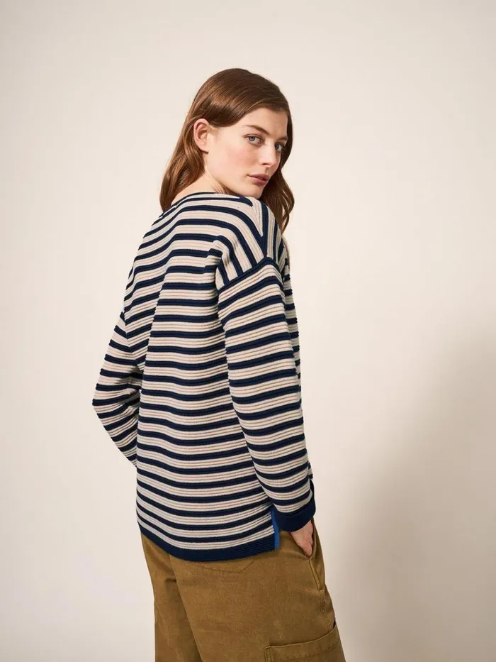 Women KNITWEAR White Stuff JANA JUMPER Natural Multi