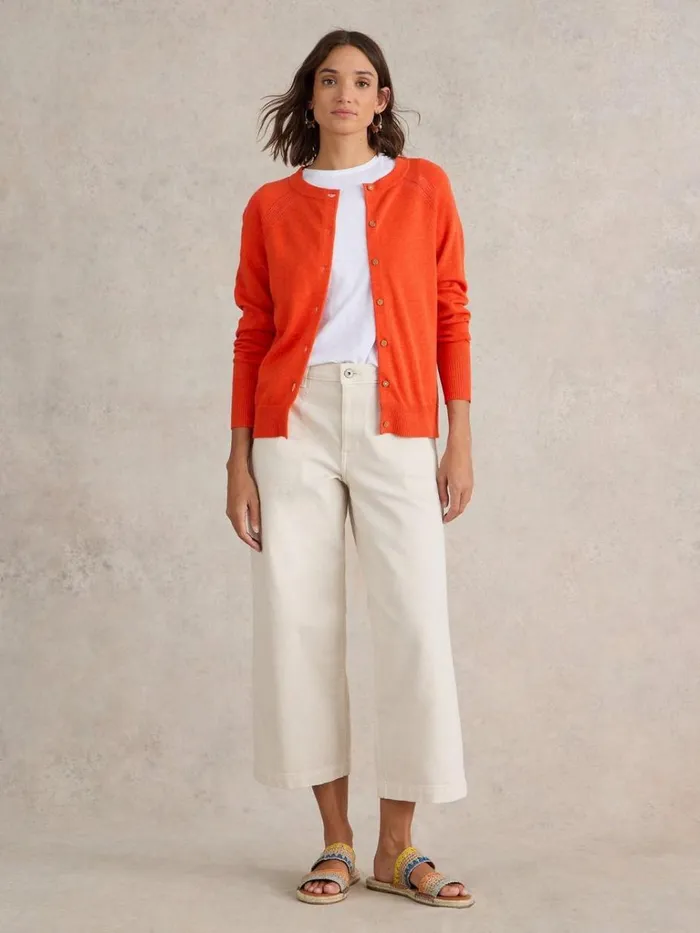 Women KNITWEAR White Stuff LULU CARDI Bright Red