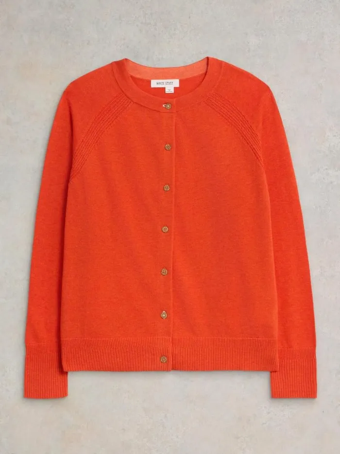 Women KNITWEAR White Stuff LULU CARDI Bright Red Women KNITWEAR White Stuff LULU CARDI Bright Red