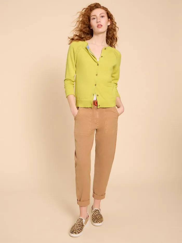 Women KNITWEAR White Stuff LULU CARDI Bright Yellow Women KNITWEAR White Stuff LULU CARDI Bright Yellow