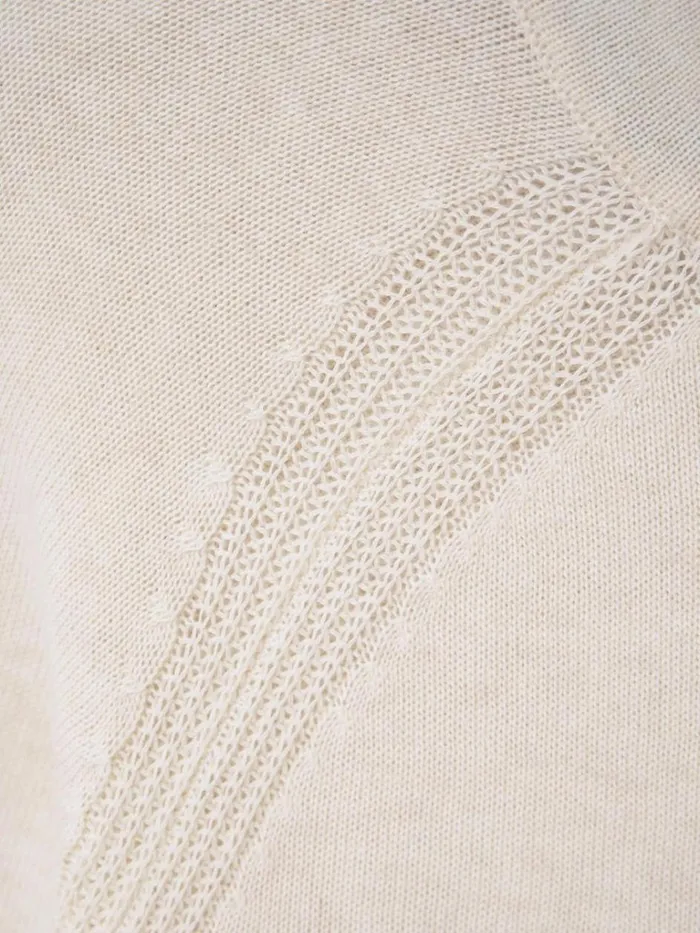 Women KNITWEAR White Stuff LULU CARDI Natural White Women KNITWEAR White Stuff LULU CARDI Natural White
