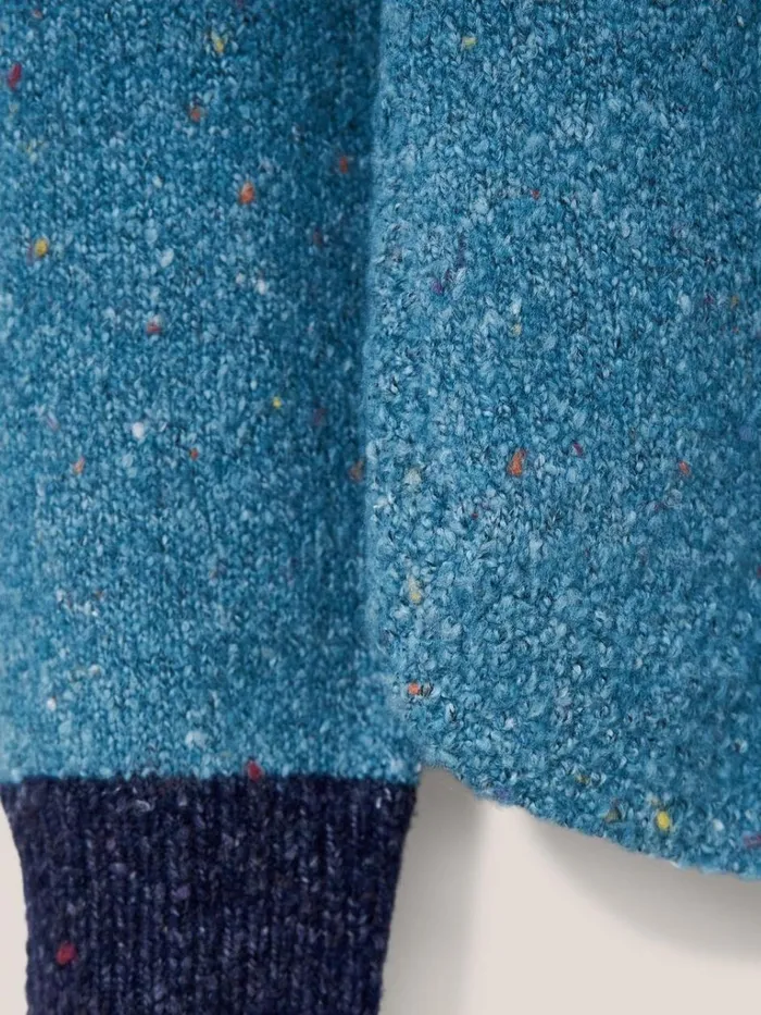 Women KNITWEAR White Stuff NATALIE NEP JUMPER Light Blue
