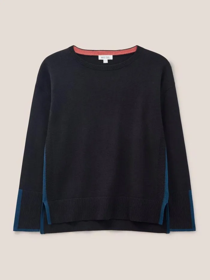 Women KNITWEAR White Stuff Olive Knitted Jumper Dk Grey Women KNITWEAR White Stuff Olive Knitted Jumper Dk Grey