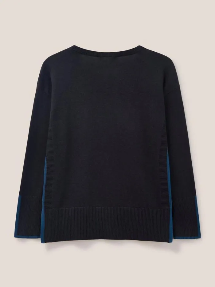 Women KNITWEAR White Stuff Olive Knitted Jumper Dk Grey Women KNITWEAR White Stuff Olive Knitted Jumper Dk Grey