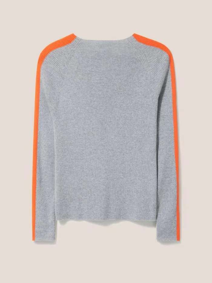 Women KNITWEAR White Stuff POP RIB JUMPER Natural Multi Women KNITWEAR White Stuff POP RIB JUMPER Natural Multi