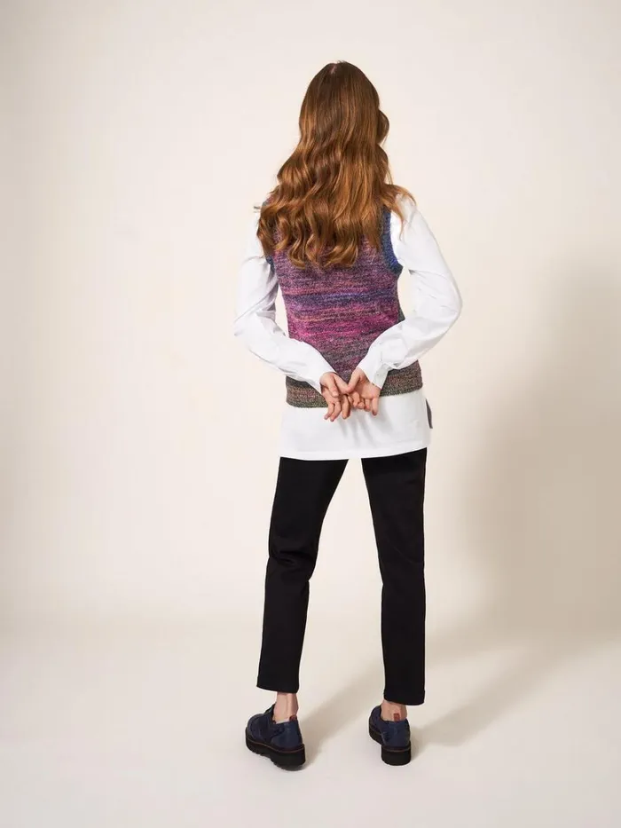 Women KNITWEAR White Stuff SAKURA TANK Green Multi Women KNITWEAR White Stuff SAKURA TANK Green Multi