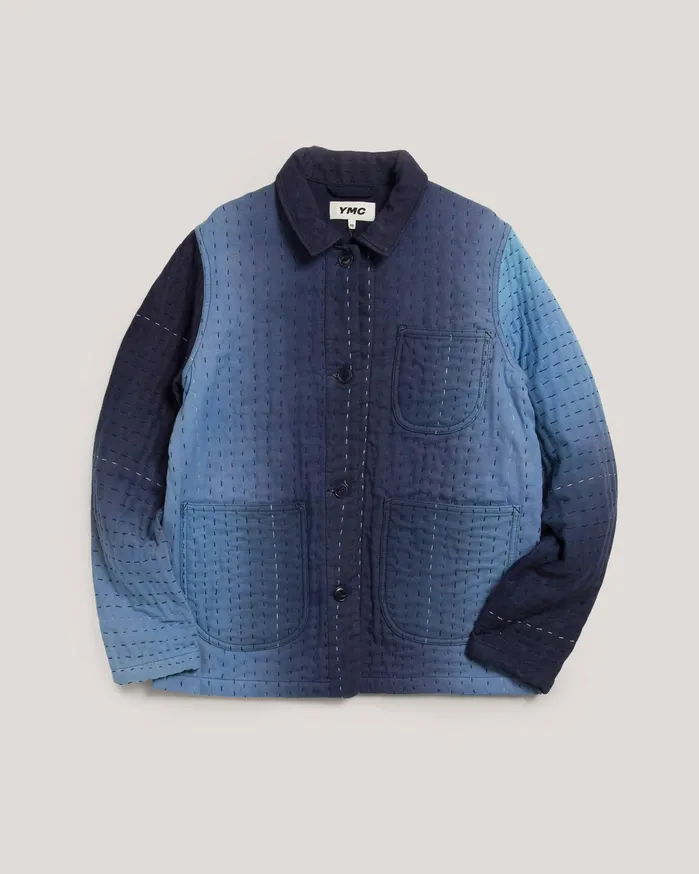 Women Labour Chore Jacket Blue YMC Outerwear