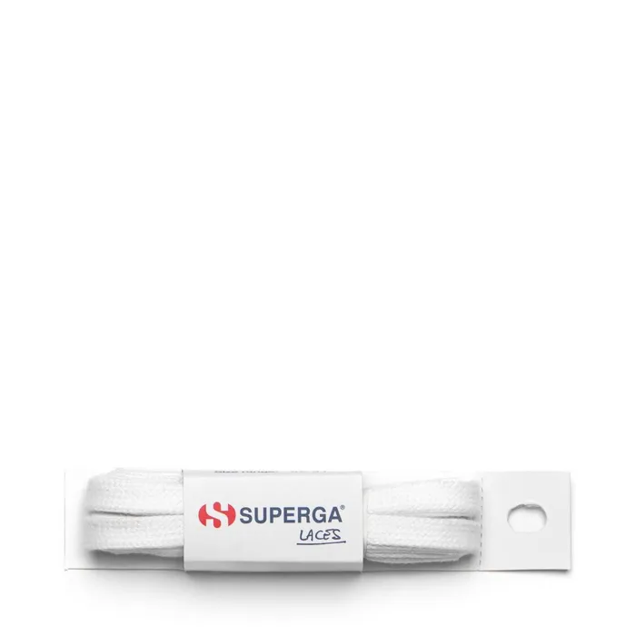 Women LACES Unisex Color Laces Laces WHITE Superga Shoe Laces