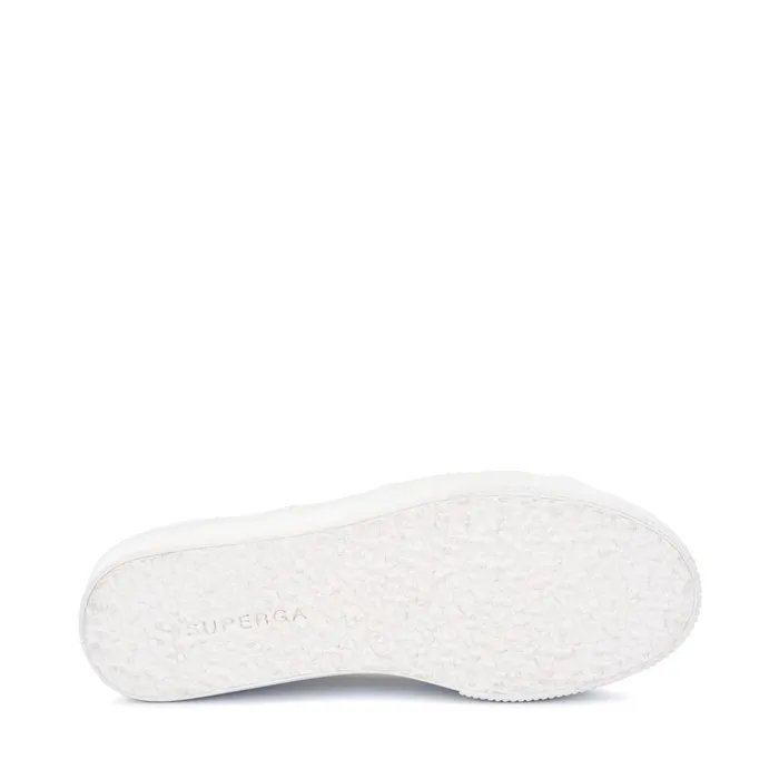 Women Lady Shoes Woman 2790 PLATFORM LAME Wedge TOTAL WHITE Superga Platform