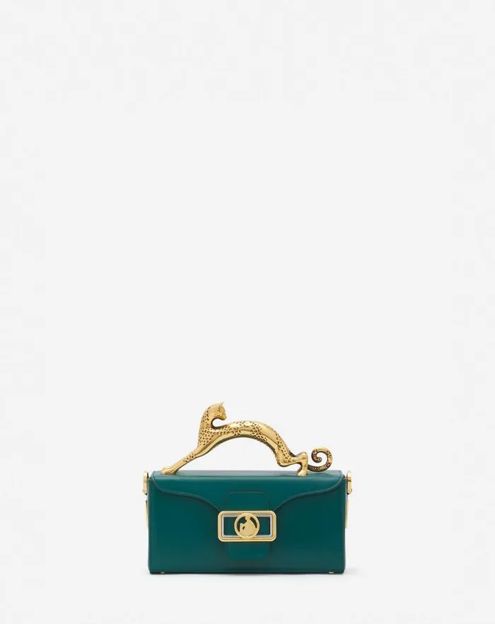 Women Lanvin Crossbody Bags and Shoulder Bags Leather Nano Pencil Cat Bag Dragon